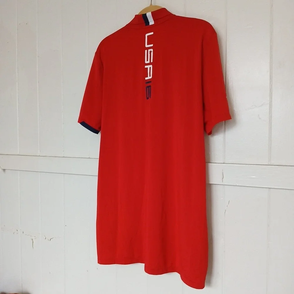 Ralph Lauren RLX Shirt Polo 2016 Ryder Cup Team USA Men's Large Golf Performance
